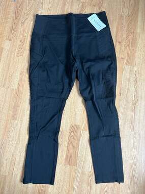 Athleta Delancey Moto Tight Black Leggings 2X NWT